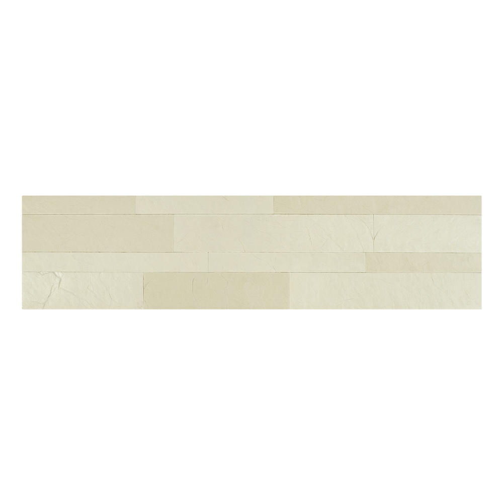 Bolder Stone  ™ 6in x 24in Self Adhesive Stone Wall Tile - Alabaster - 6 Tiles/6 sq Ft.