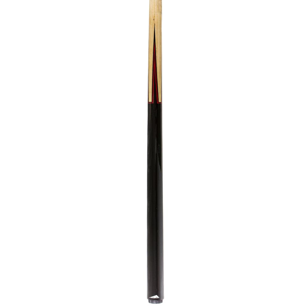 Mizerak  57" House Cue (1 Piece) with 12mm Ferrule with Leather Tip, Hardwood Construction and High Gloss Finish