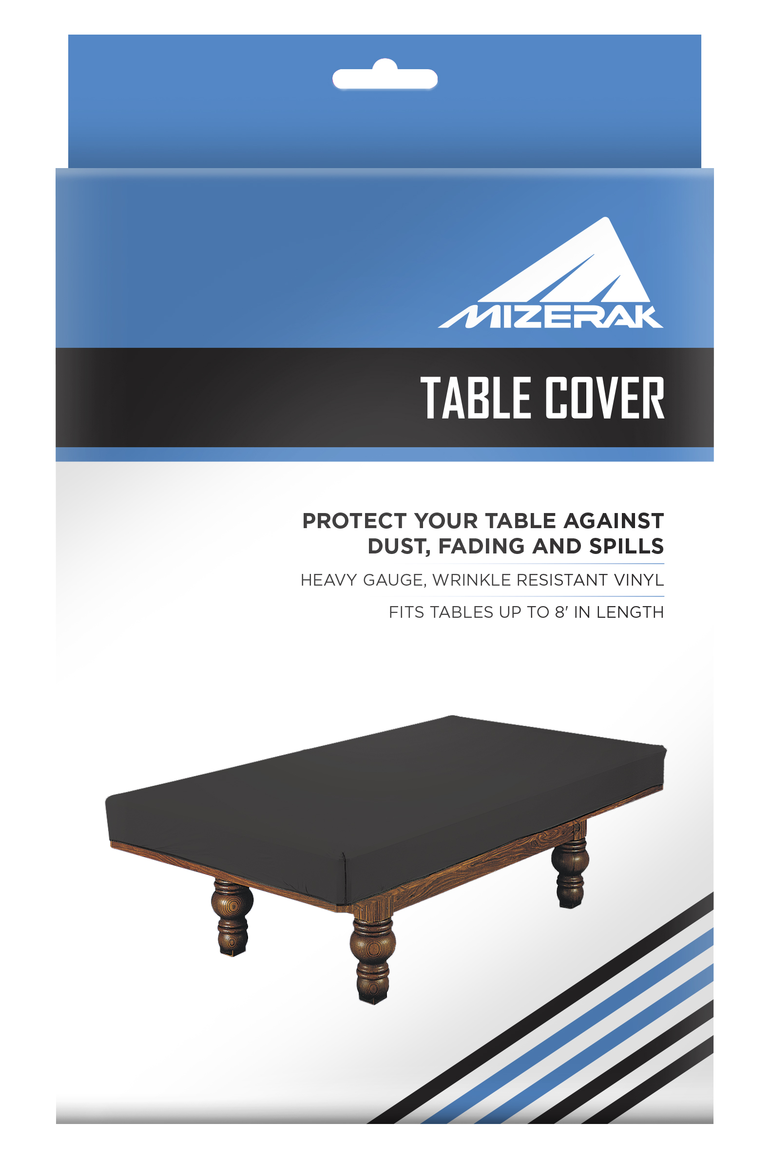 Mizerak Premium Table Cover, Black Mizerak Premium Table Cover, Black