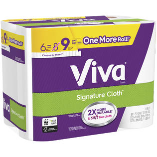 viva paper cloth signature towels sheet zoom