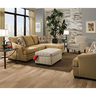 Simmons Upholstery Cicero Laf Sofa Tan Home Furniture