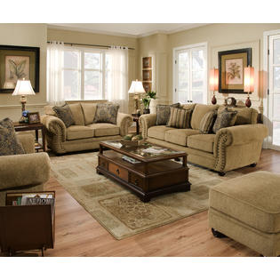 Simmons Upholstery Victoria Sofa - Antique