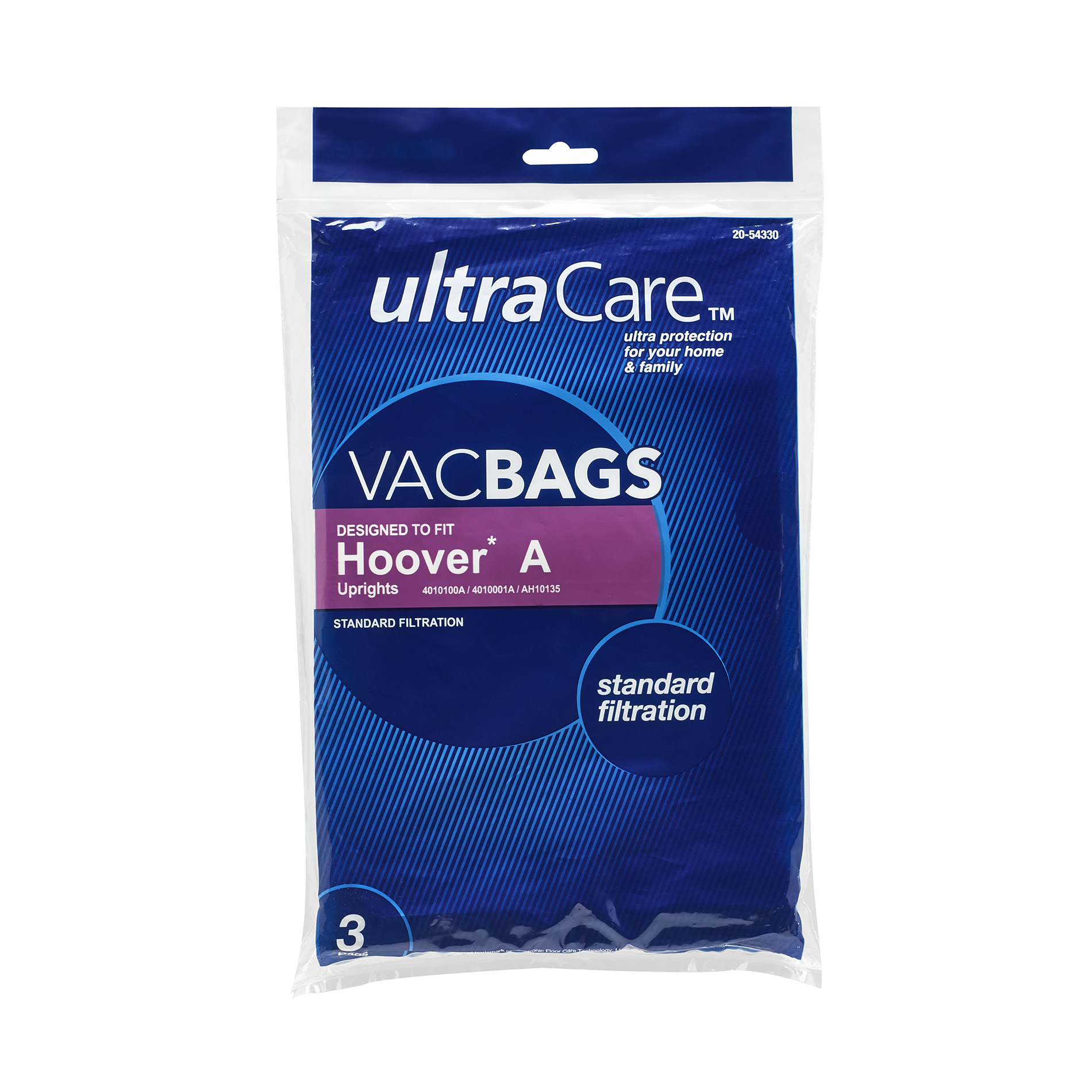 UltraCare UC24700  Vacuum Bags for Hoover&#8482; Type A Upright - 3 pk