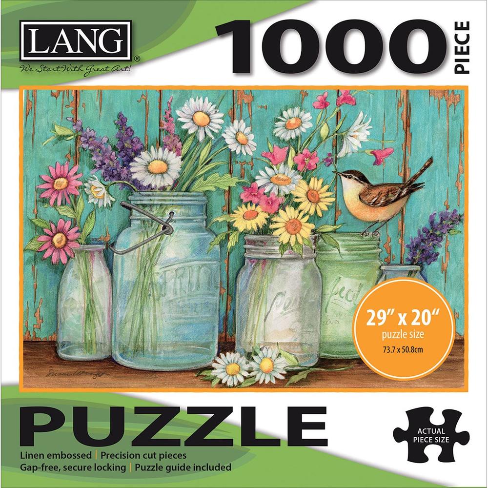 Lang Jigsaw Puzzle 1000 Pieces 29"X20"Mason Flowers