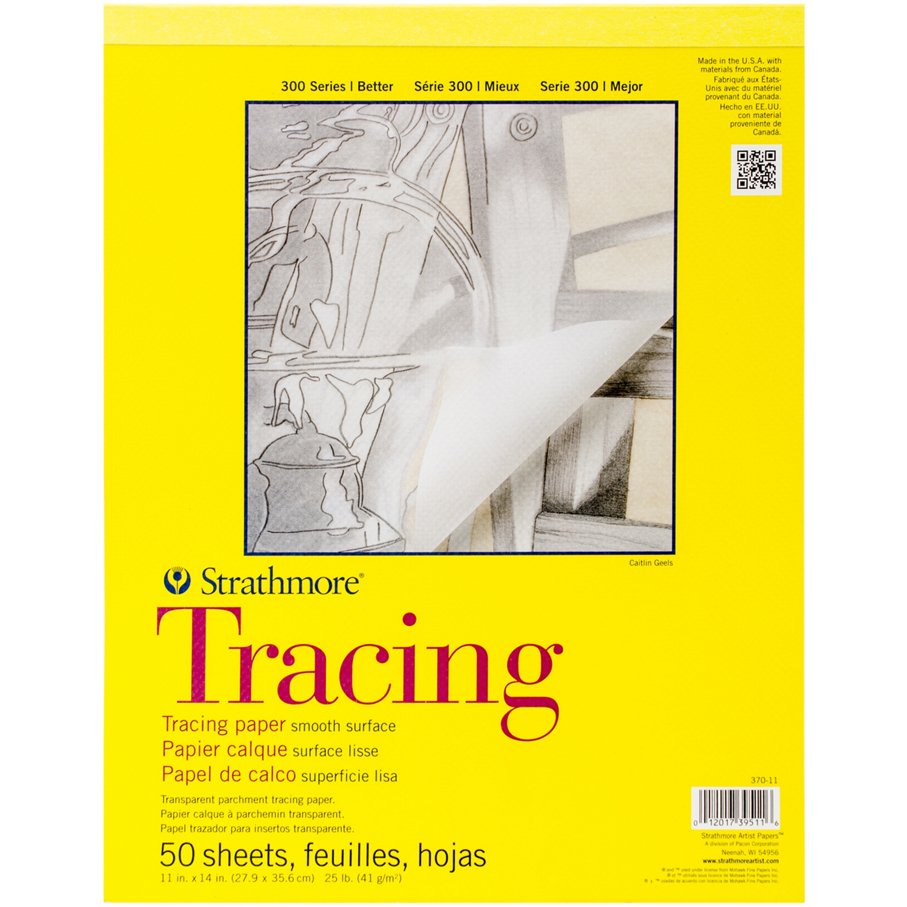 Strathmore Tracing Paper Pad 50 Sheets