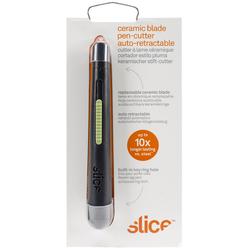 Slice 10512 Pen cutter, Auto-Retractable ceramic Blade, Safety Knife, Stays Sharp up to 11x Longer Than Steel Blades