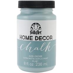 FolkArt Home Decor Chalk Furniture & Craft Paint in Assorted Colors, 8 ounce, Cascade,34159