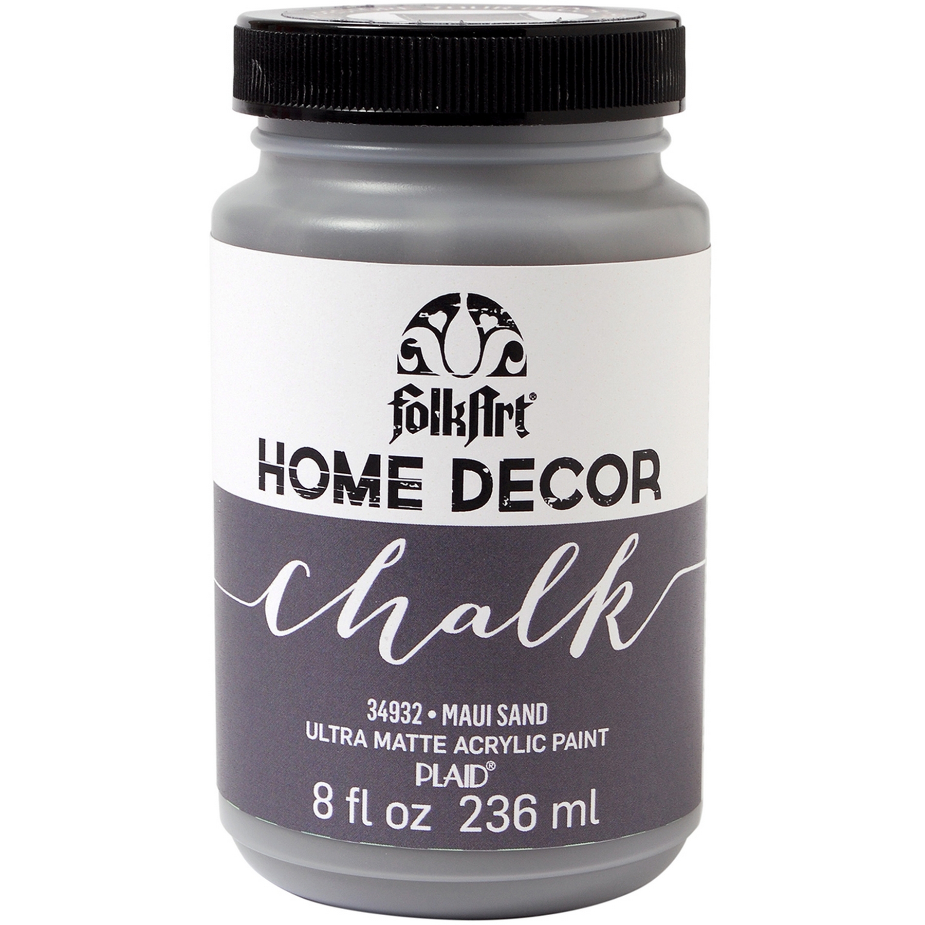 FOLKART Home Decor Chalk Paint 8oz Maui Sand