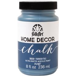 FolkArt 36020 Home Decor Chalk Furniture & Craft Paint in Assorted Colors, 8 ounce, Turkish Tile