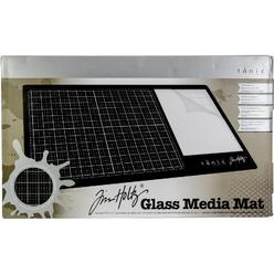 tim holtz glass media mat ,black
