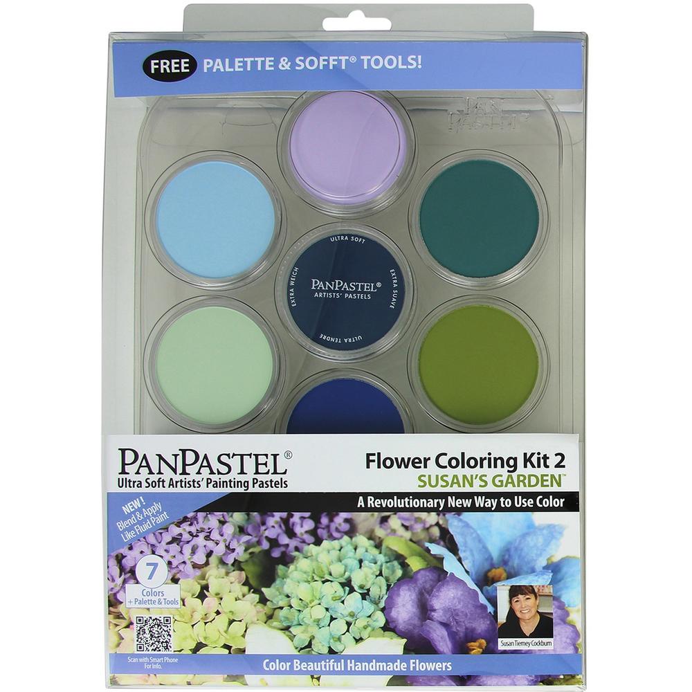 PanPastel Ultra Soft Artist Pastel Set Flower Coloring #2 - Susan's Garden