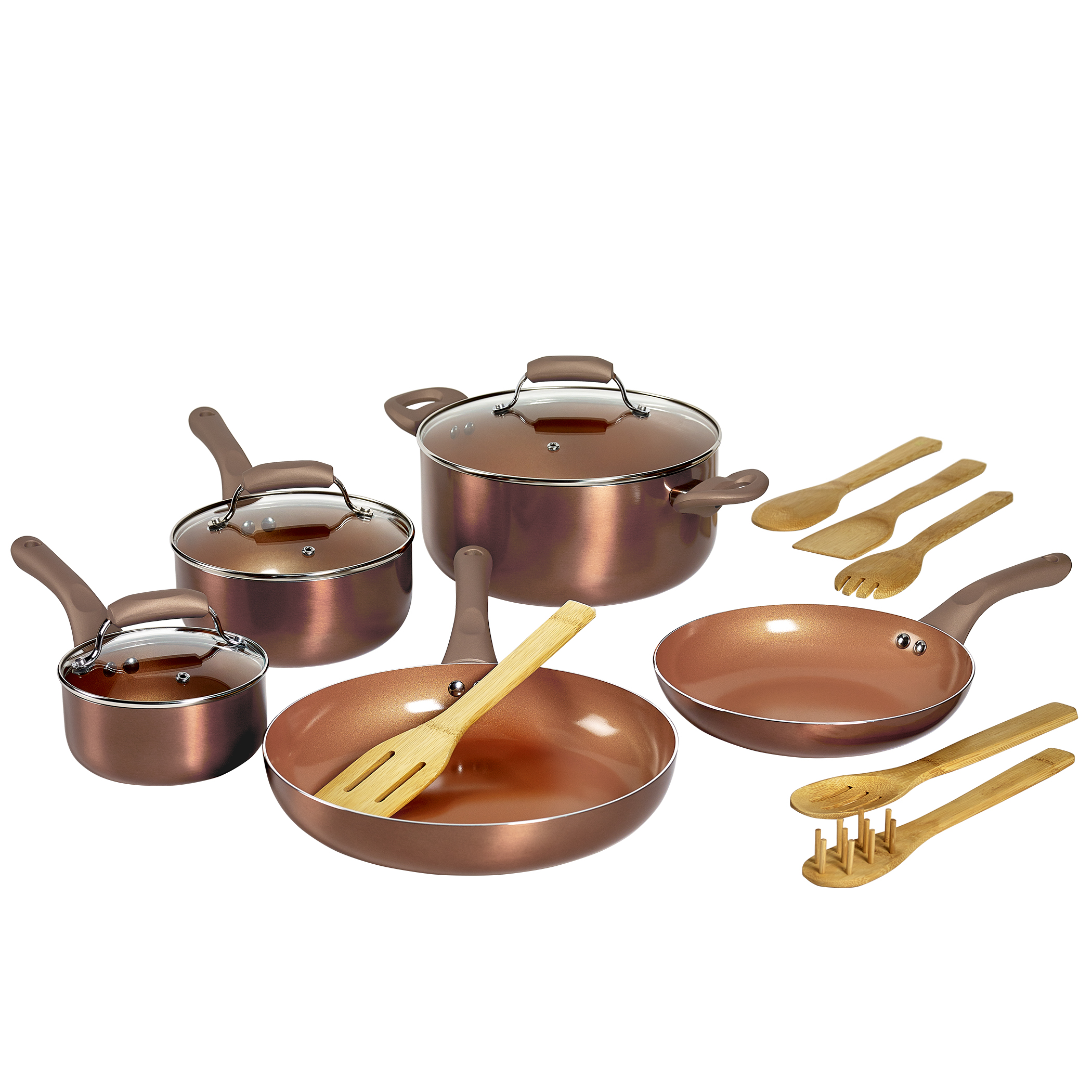 Essential Home 14pc. Non-Stick Cookware Set