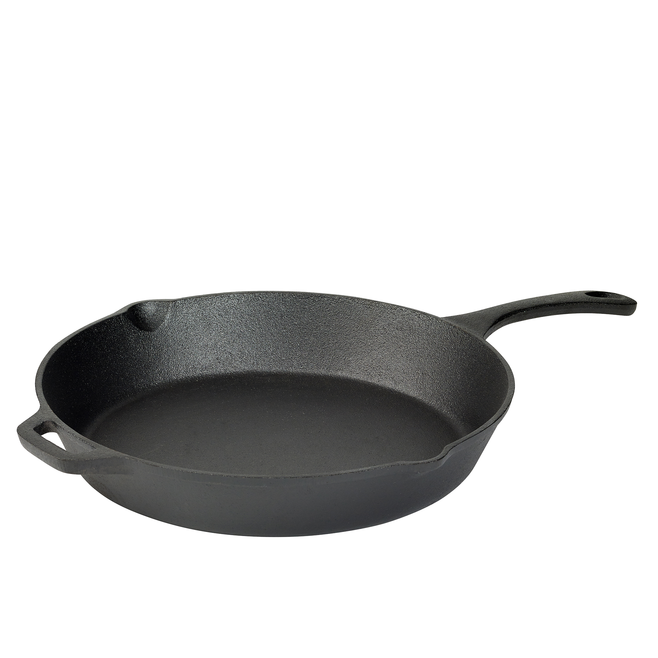 Basic Essentials 12" Cast Iron Open Frying Pan