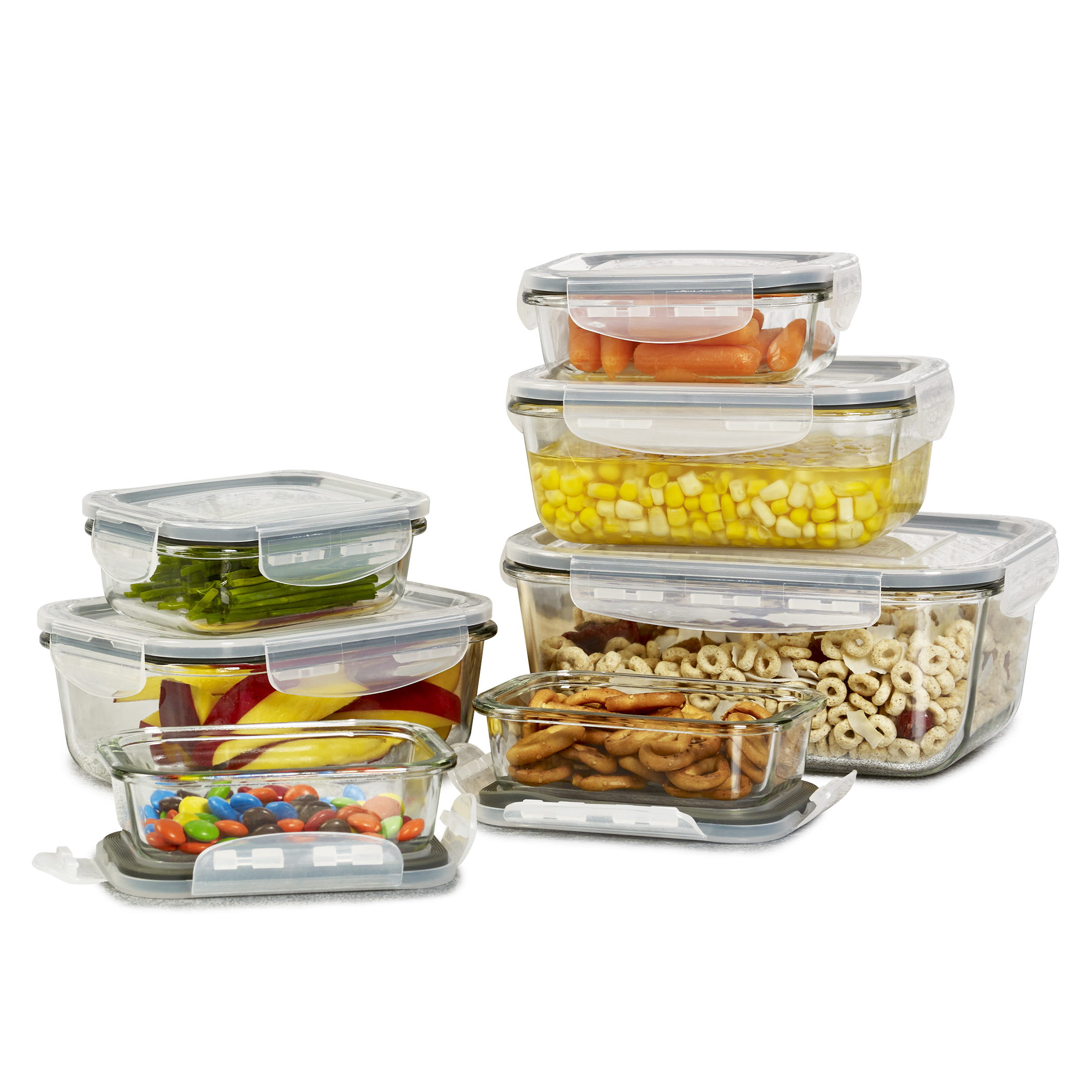Tabletops Unlimited, Inc 14pc. Glass Storage Container Set