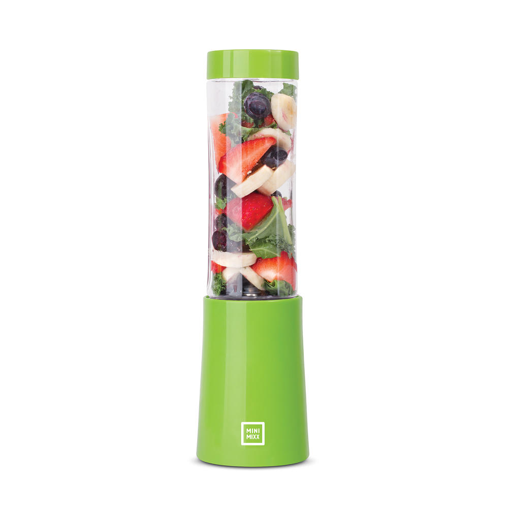 Mini Mixx by Euro Cuisine MM2G Personal Blender with 2 Tritan 10 oz Bottle - Green