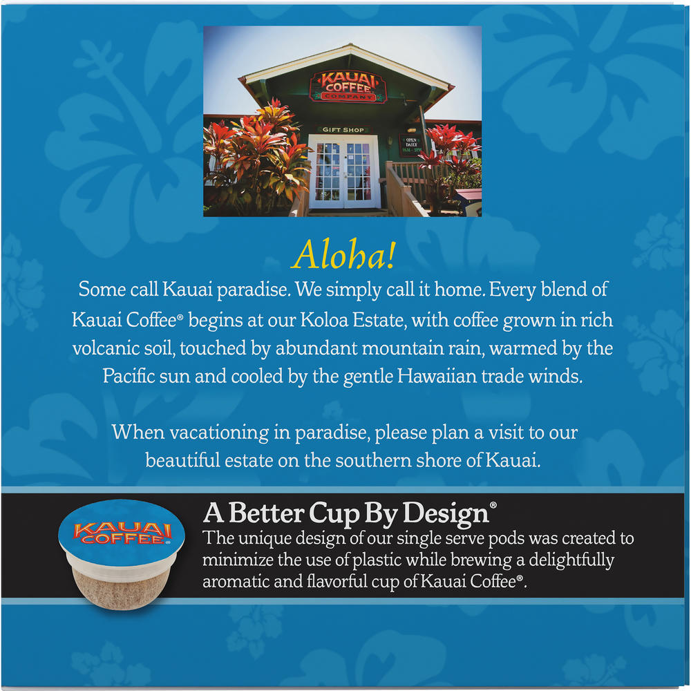 Kauai Coffee &#174; Na Pali Coast Dark Roast 12 ct K-Cup Pods 4.2 oz. Box