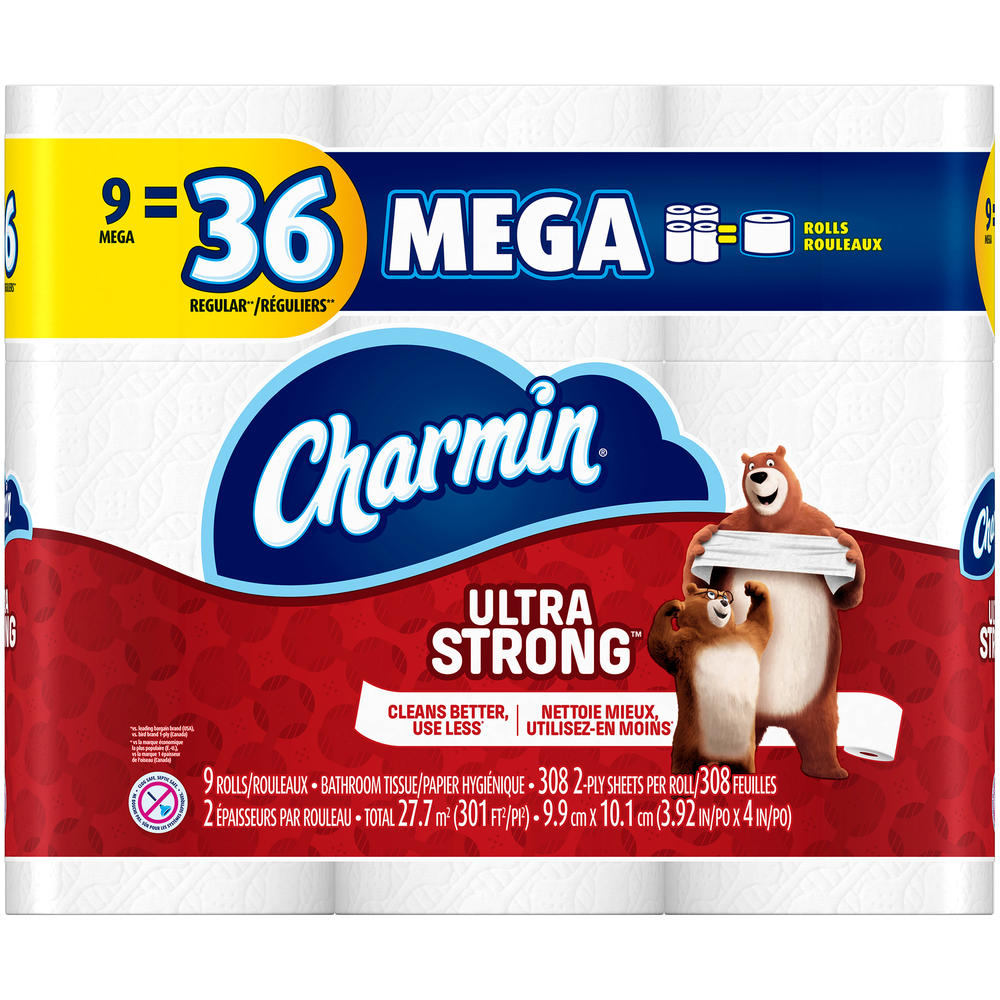 Charmin ® Ultra Strong™ Toilet Paper 9 ct Pack