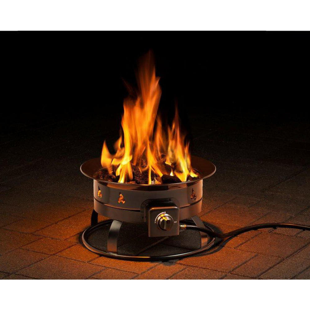 HEININGER Portable Propane Outdoor Fire Pit 58 000 BTU