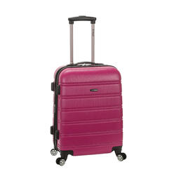 Rockland MELBOURNE 20 Inch  EXPANDABLE ABS CARRY ON - MAGENTA