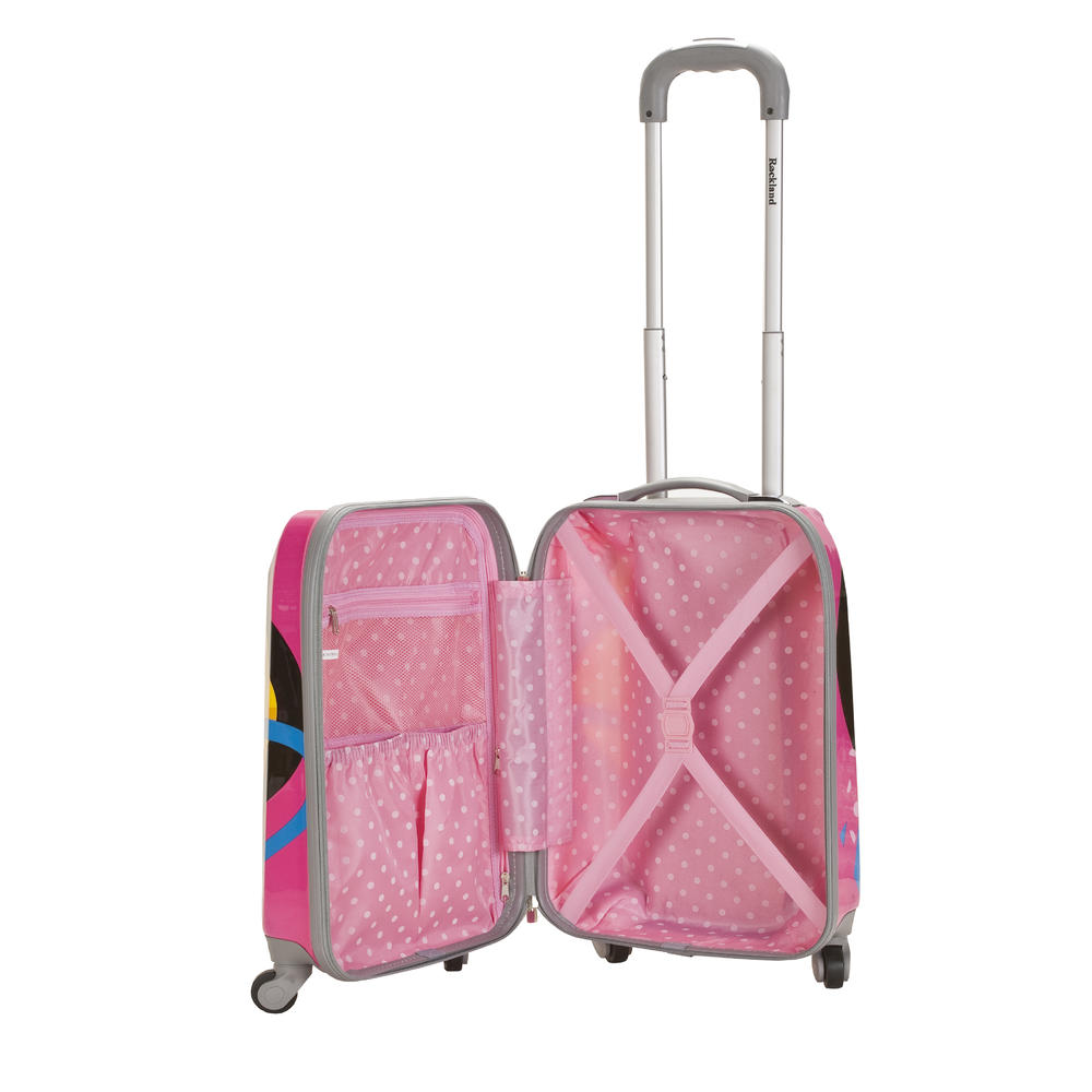 Rockland 3 pc. Vision Hardside Spinner Luggage Set- Love