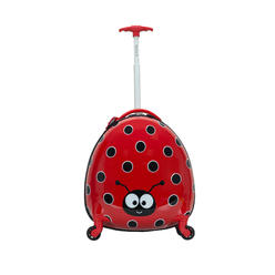 Rockland Jr. Kids My First Hardside Spinner Luggage, Ladybug, Carry-On 19-Inch