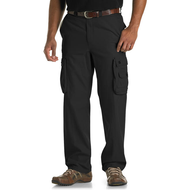 True Nation Men's Big and Tall Bellowed Cargo Pants