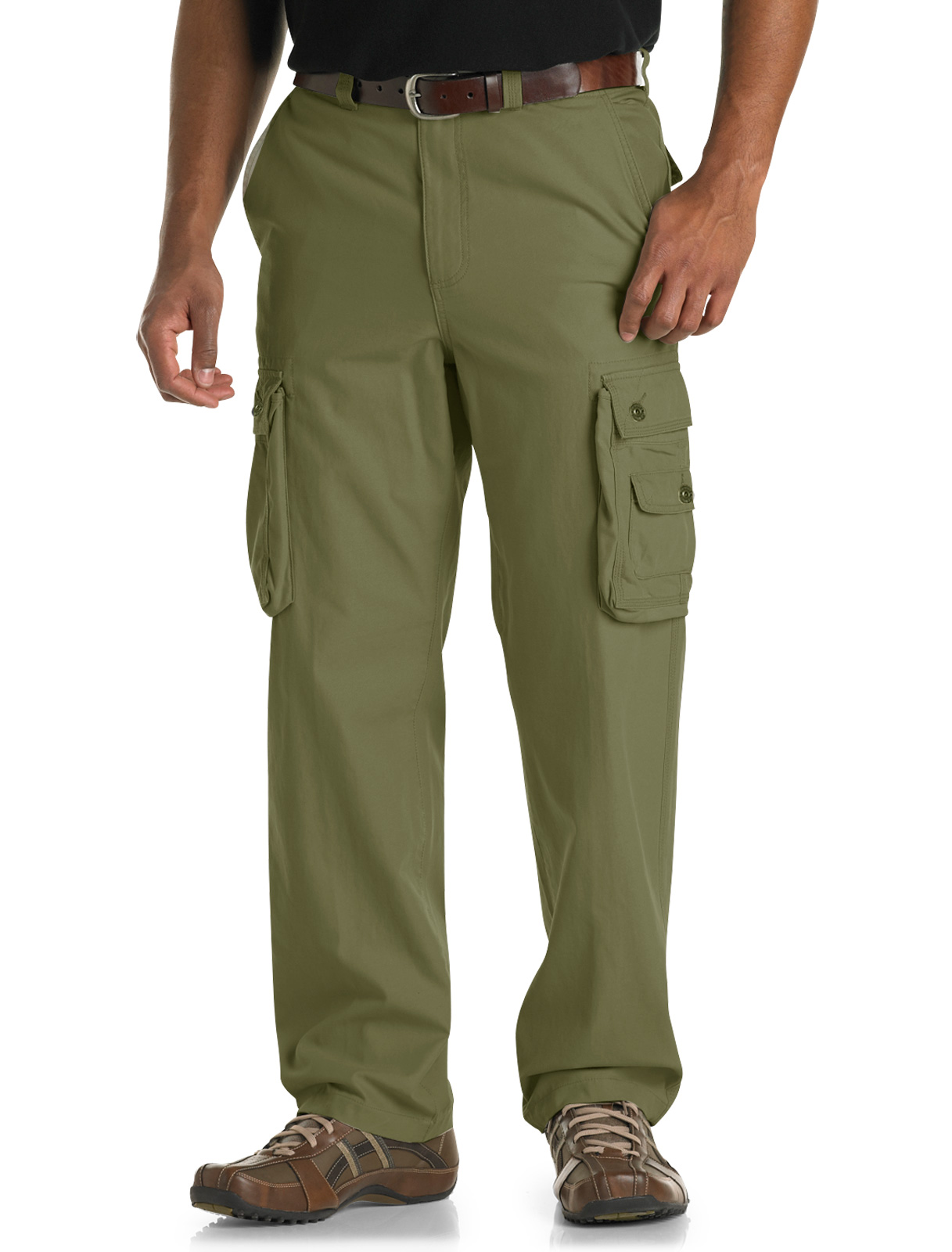 True Nation Men's Big and Tall Bellowed Cargo Pants