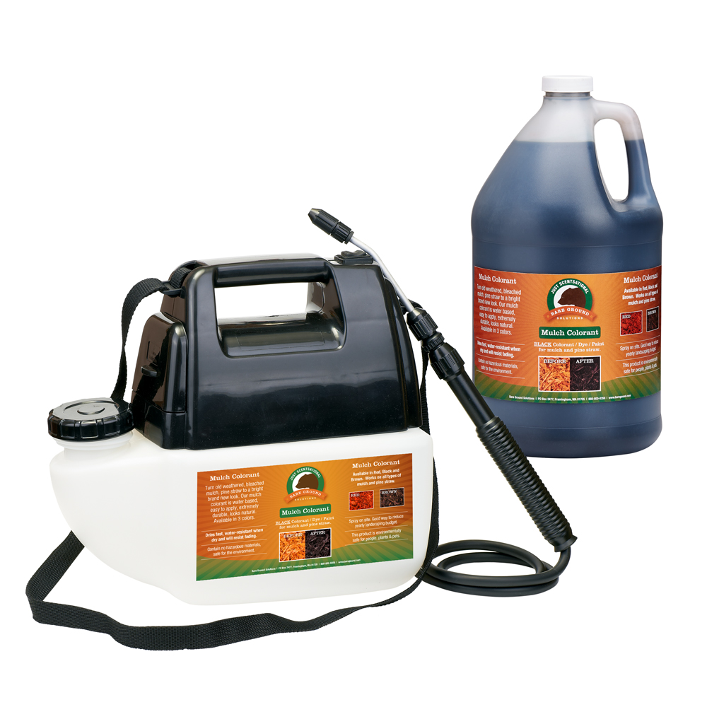 Just Scentsational MCBPS-1BL 1 Gallon Black Mulch Colorant and Battery Sprayer Applicator