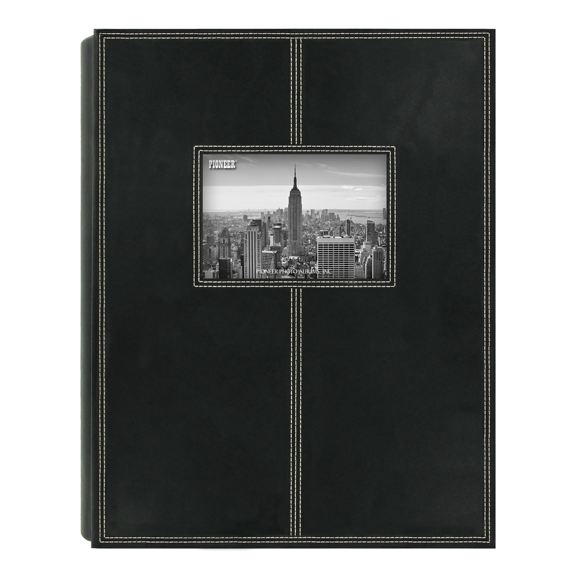 Stitch Leather Photo Album - Black Stitch Leather Photo Album - Black