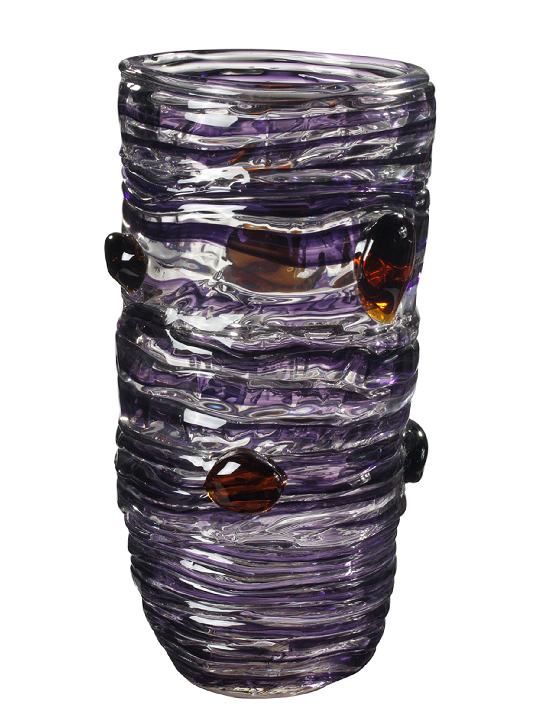 SpringDale Purple Kai Art Glass Vase