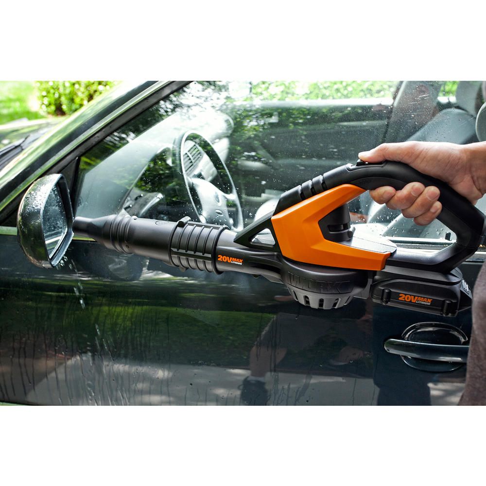 Worx WG545.1 20V LI-ION CORDLESS SWEEPER BLOWER with ACCESSORIES