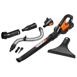 Worx AIR 20V 2.0AH Battery  Charger Included Multi-Purpose Blower/Sweeper/Cleaner with 120 MPH/80 CFM Output, 3.5 lb Weight, 2