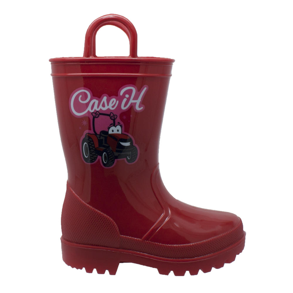 Caseh International Harvester Toddler's Red PVC Boot with Light-Up Outsole