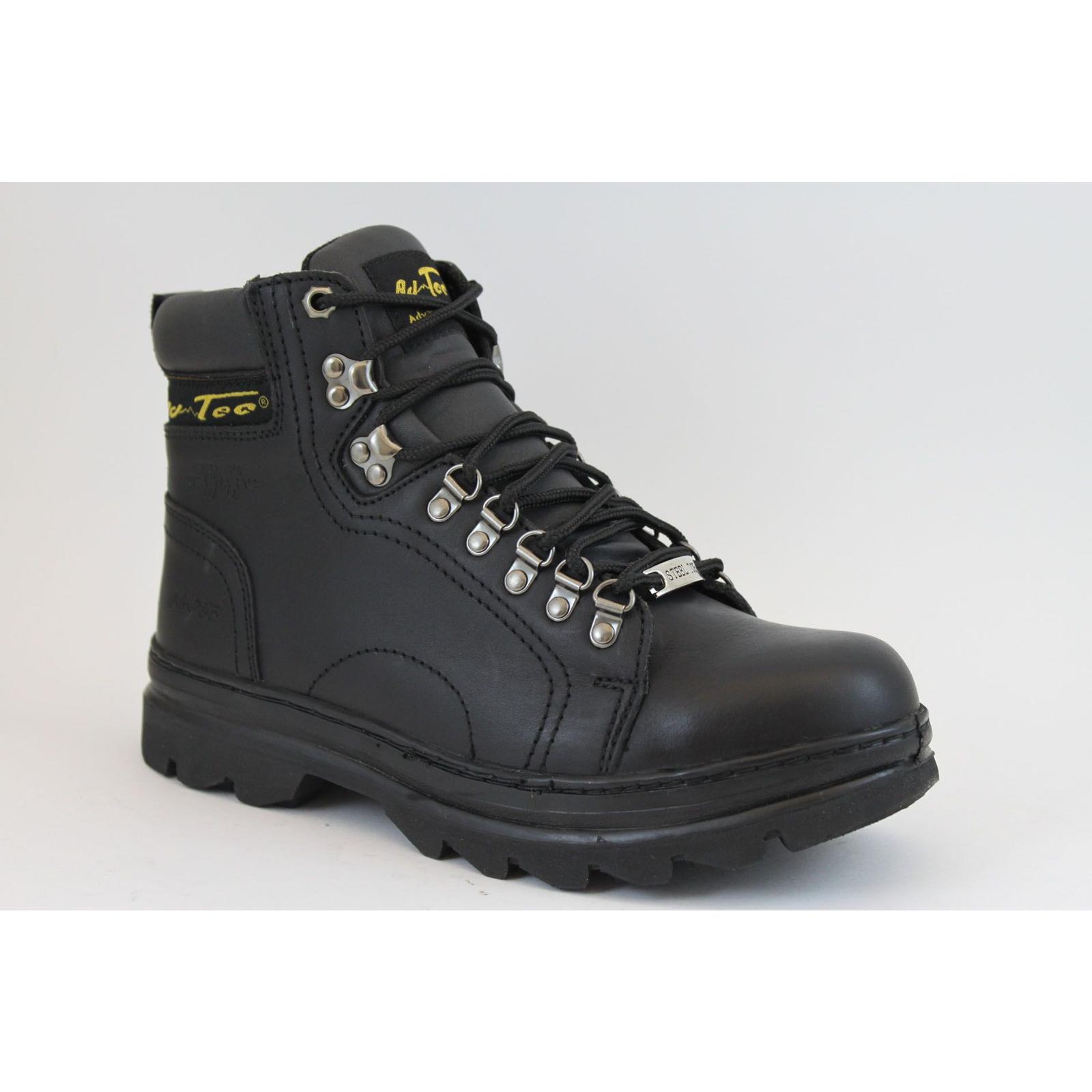 wide width steel toe boots