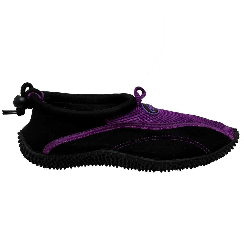 Tecs Women's Aquasock Slip On - Purple/Black
