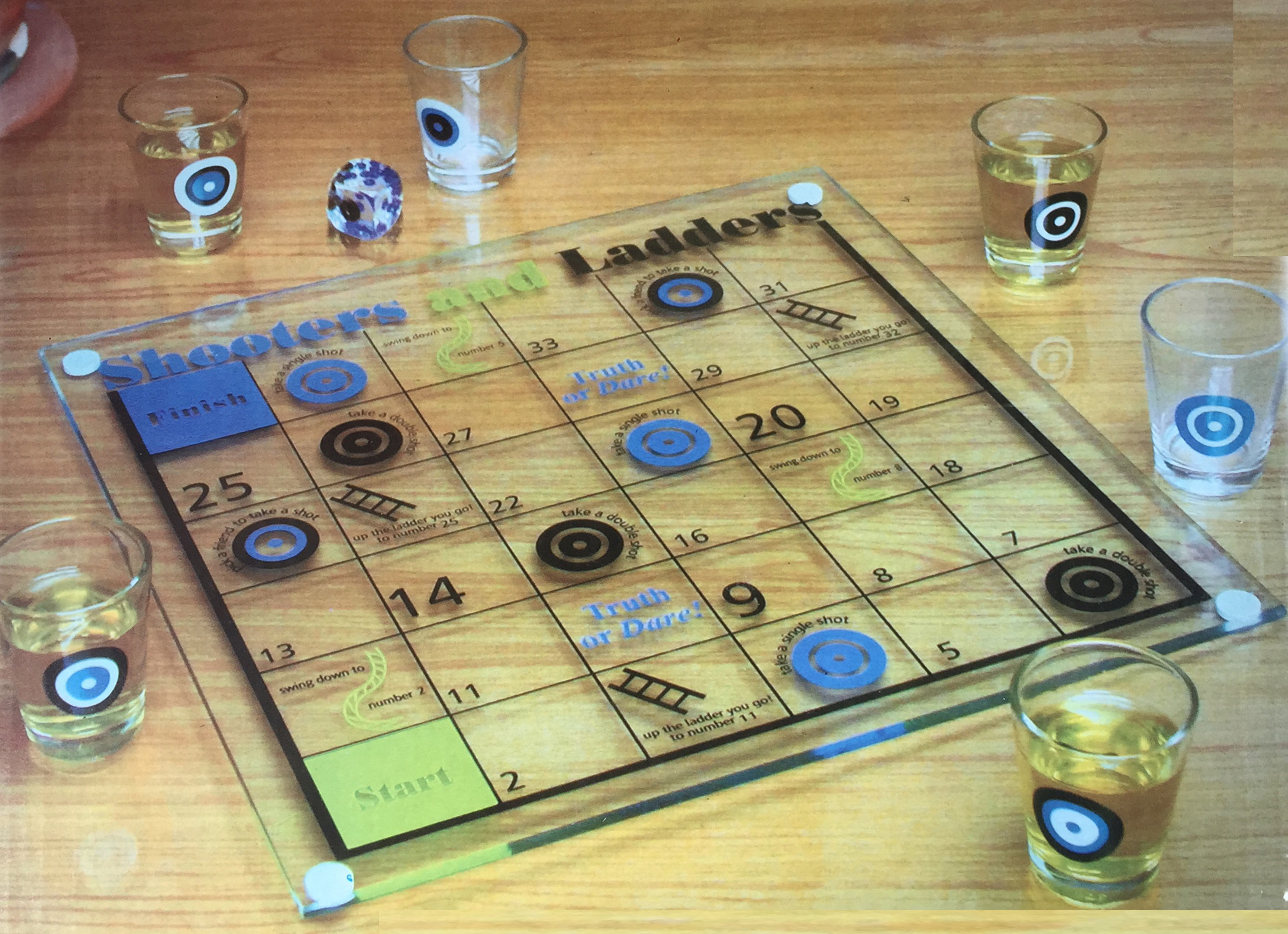 Creative Motion Industries Drinking Game Checker Board