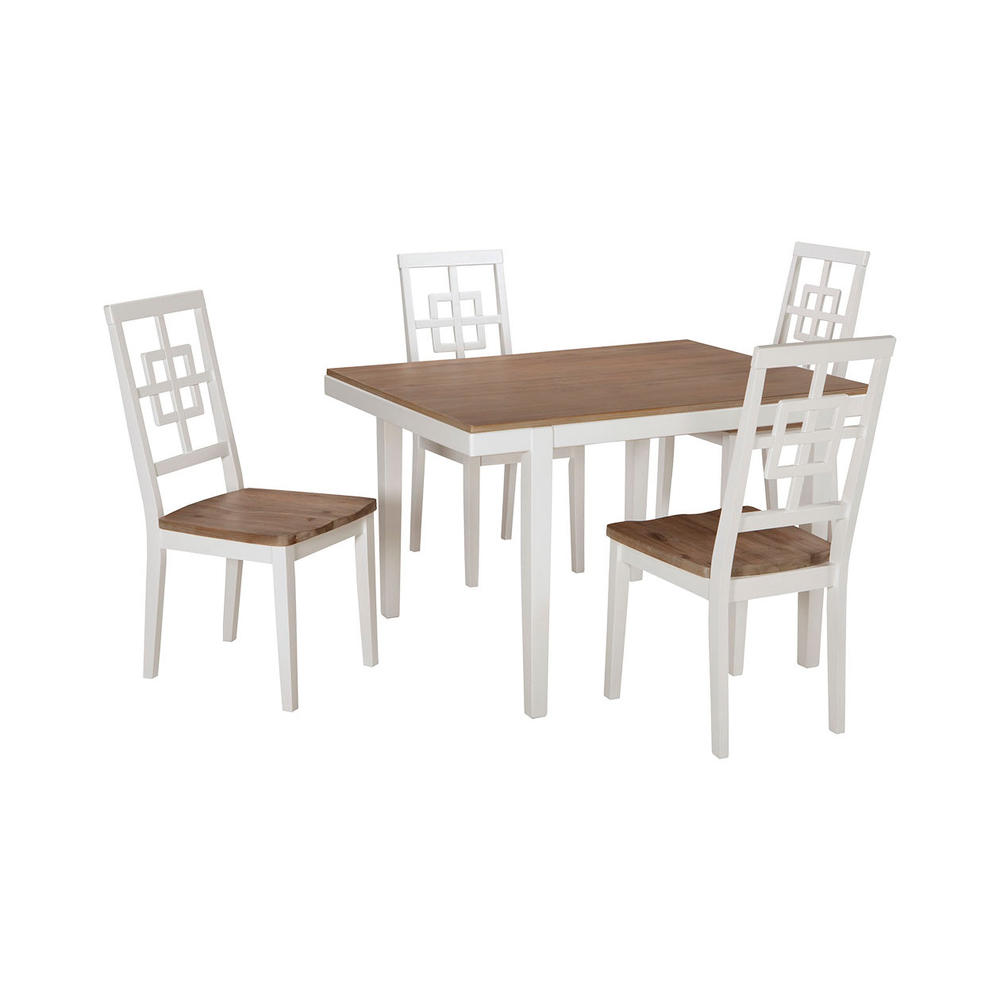 Signature Design by Ashley Brovada Dining Room Table and Chairs (Set of 5)