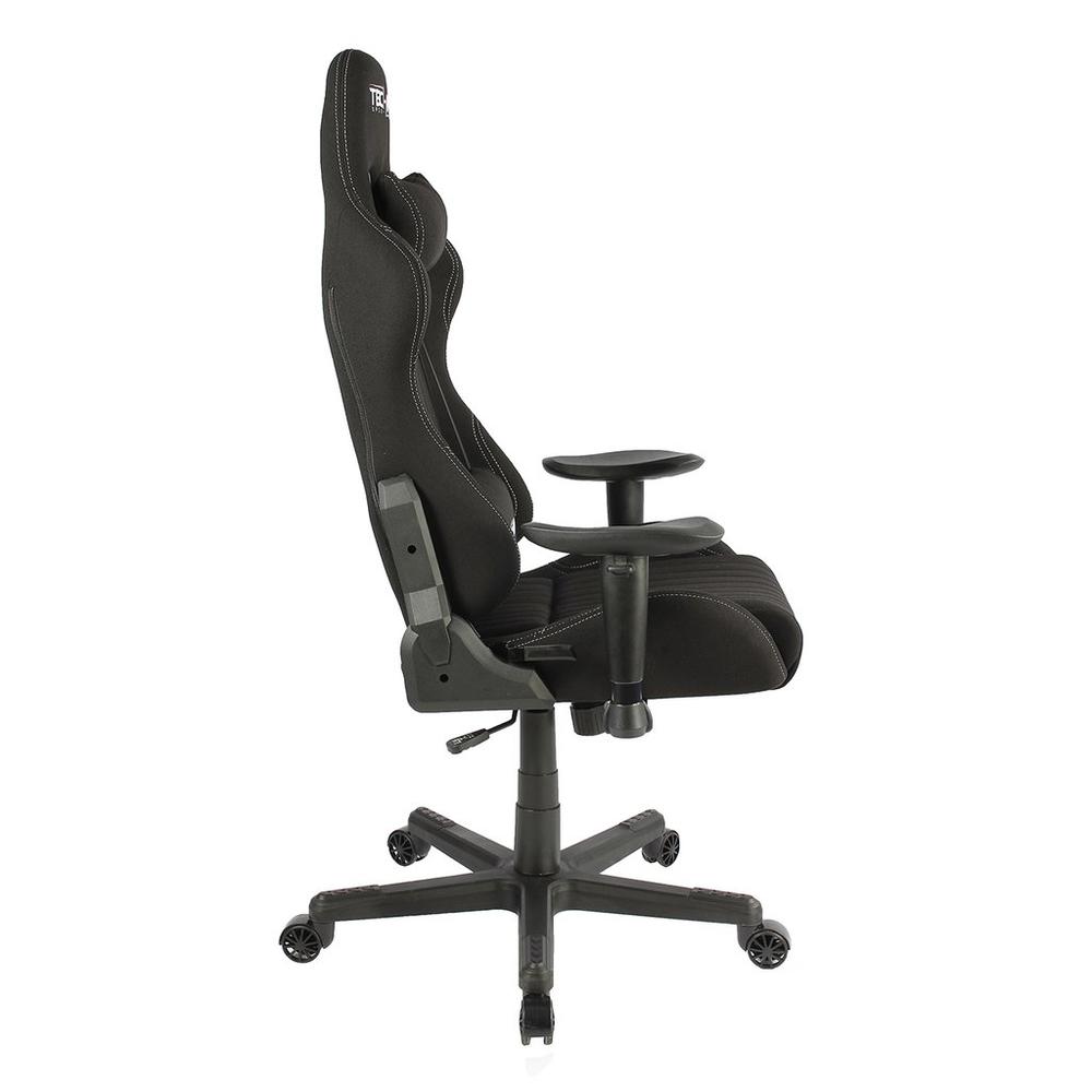 Techni Sport Fabric Ergonomic High Back Racer Style Video Gaming Chair - Black