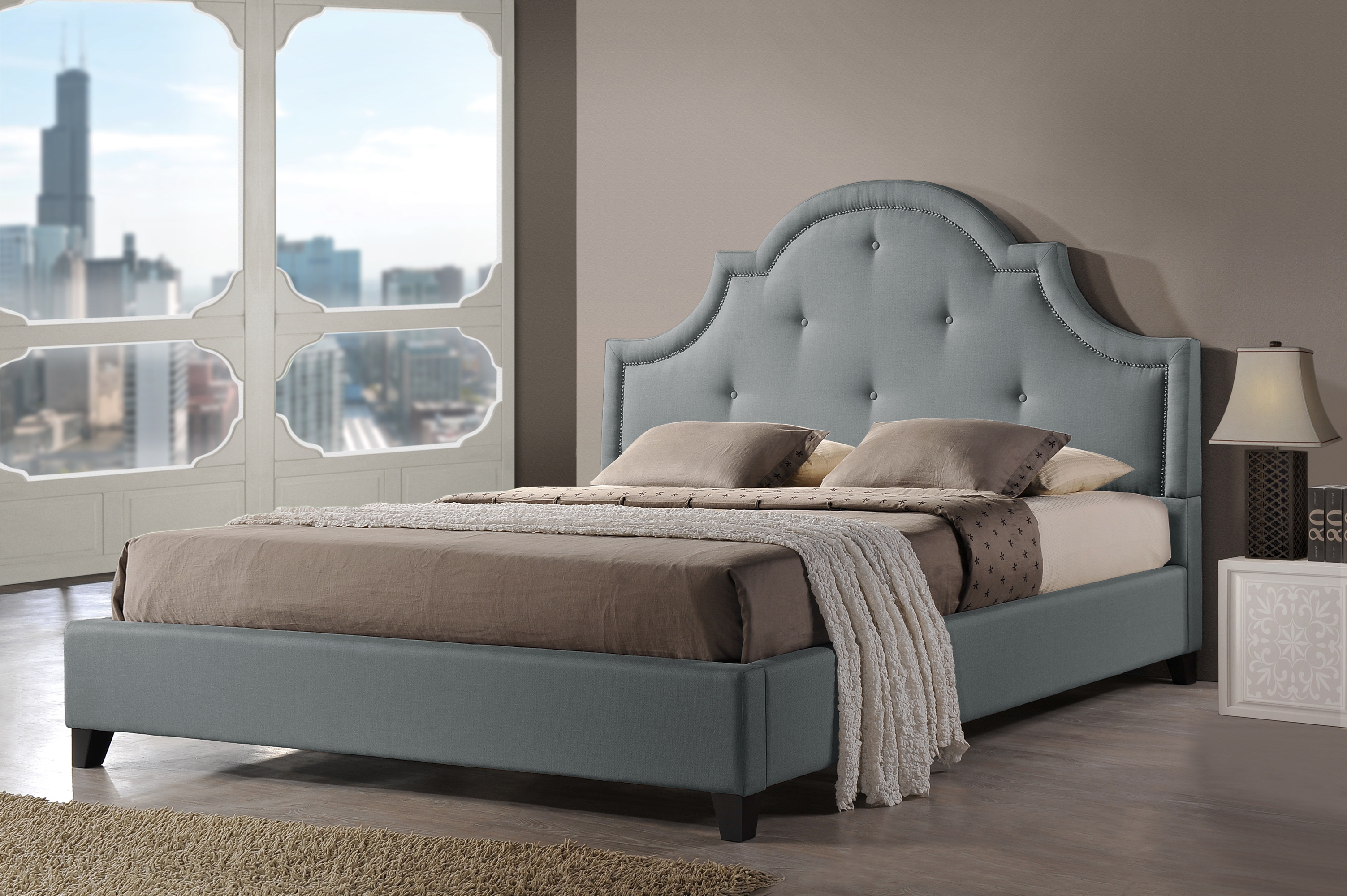 Modloft King Modloft Waverly Modern Platform Bed In Wenge ...