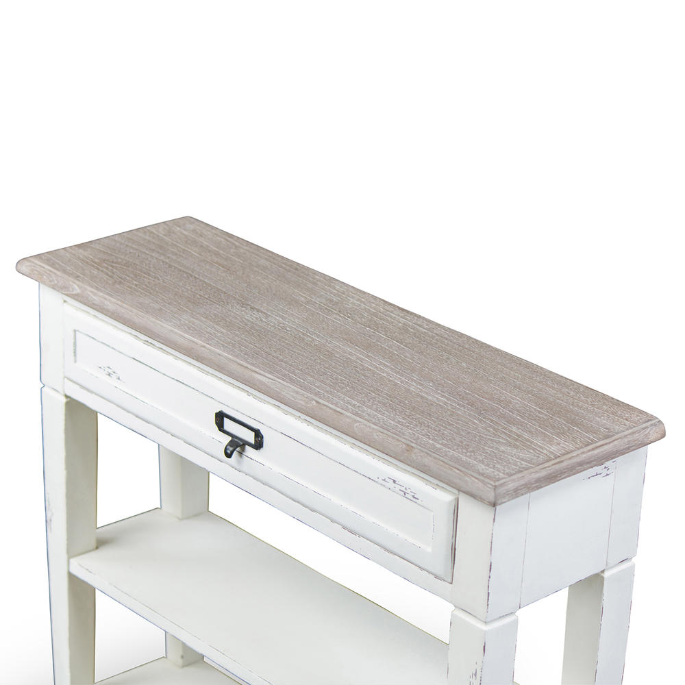 Baxton Studio Dauphine Traditional French Accent Console Table&#8212;1 Drawer