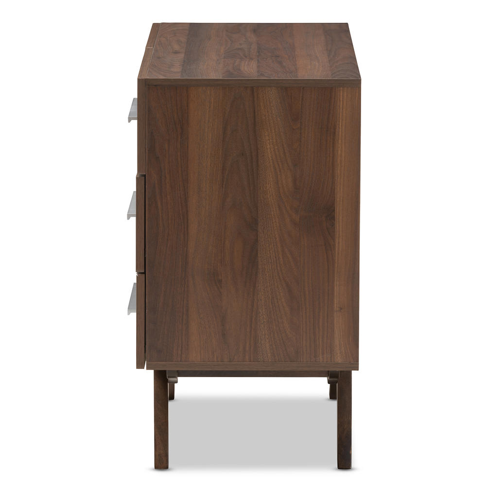 Baxton Studio  Auburn Mid-Century Modern Wood 6-Drawer Dresser