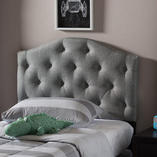 Baxton Studio Myra Modern and Contemporary Grey Fabric Upholstered 