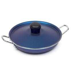 Imusa 6" Egg Pan Casserole with Lid and Bakelite Side Handle in Assorted Colors Cookware, 6"