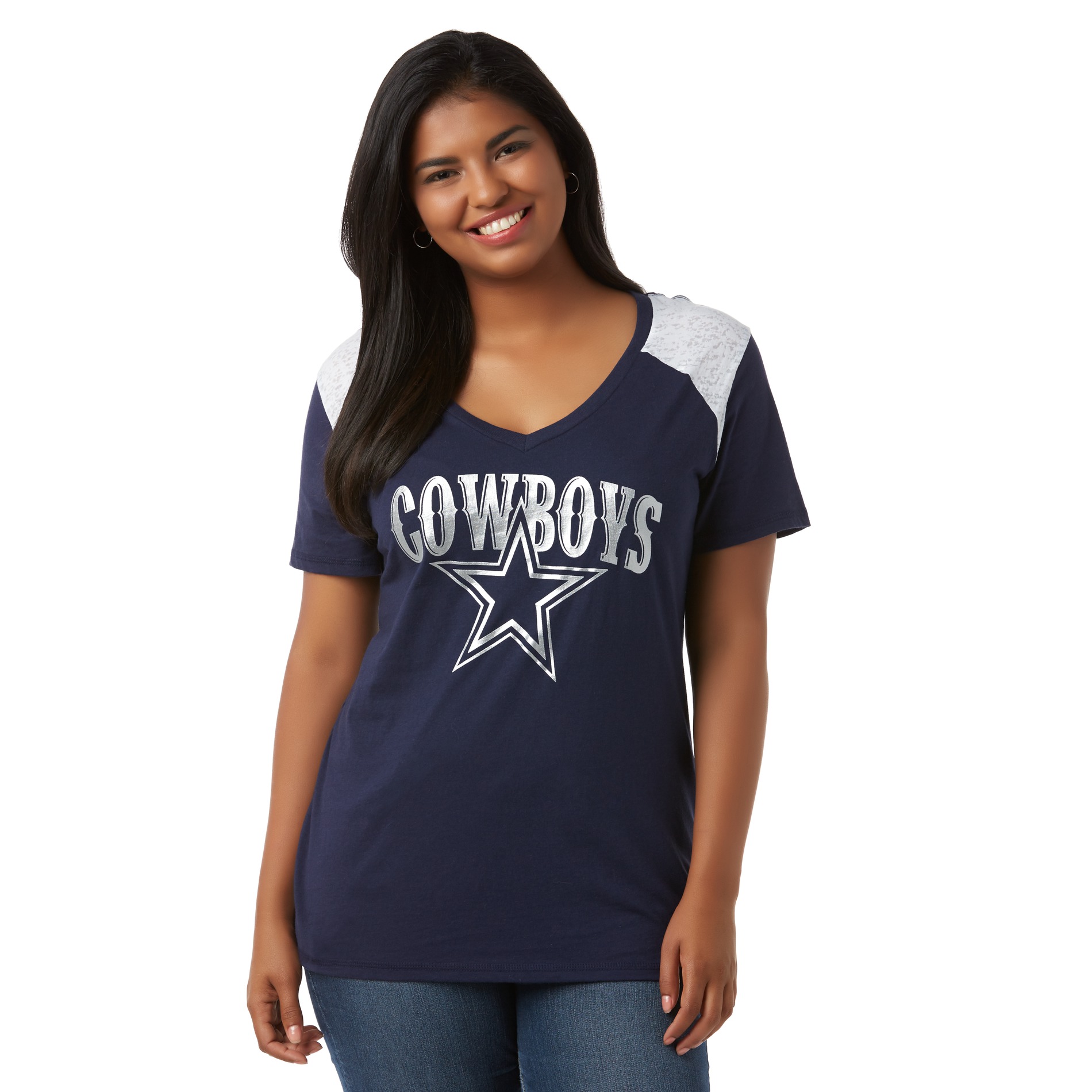 NFL Women's Plus Graphic T-Shirt - Dallas Cowboys