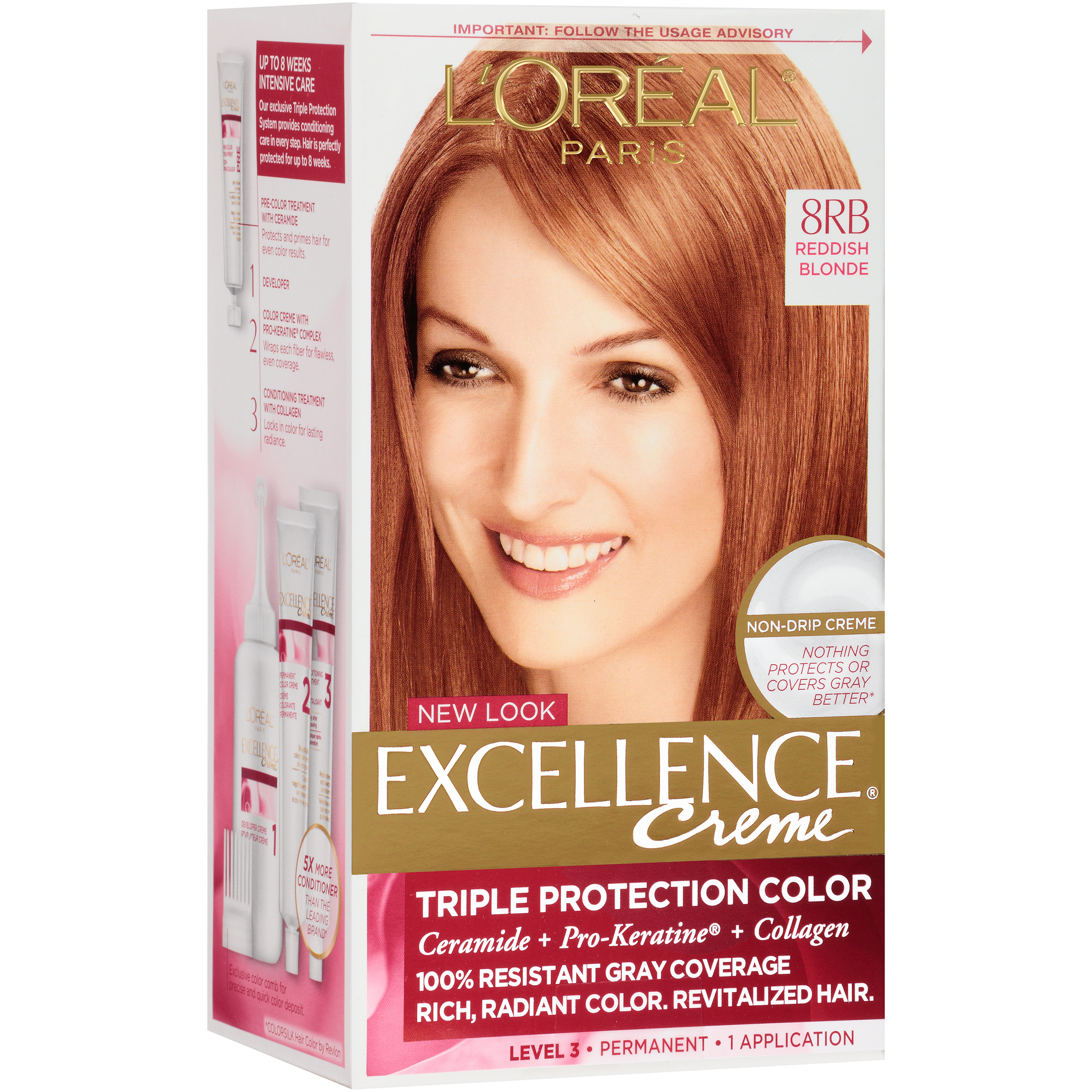 Loreal Excellence Creme Pro Keratine 9rb Light Reddish Blonde