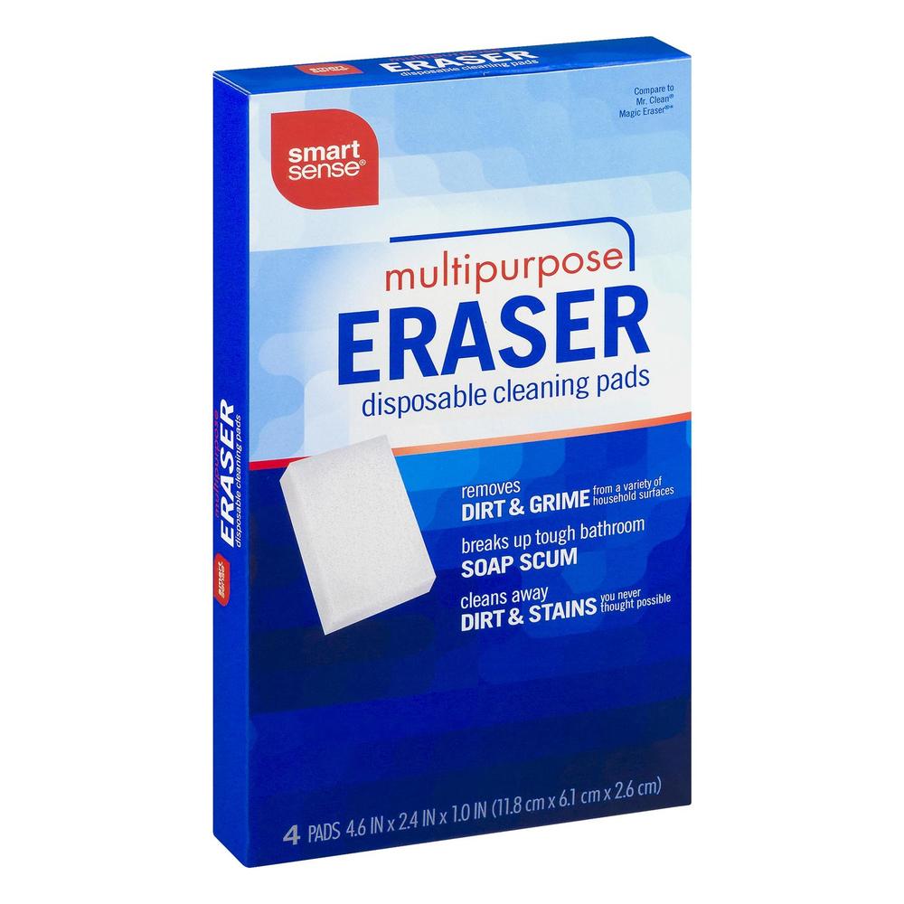 Smart Sense Multipurpose Eraser Disposable Cleaning Pads - 4 CT