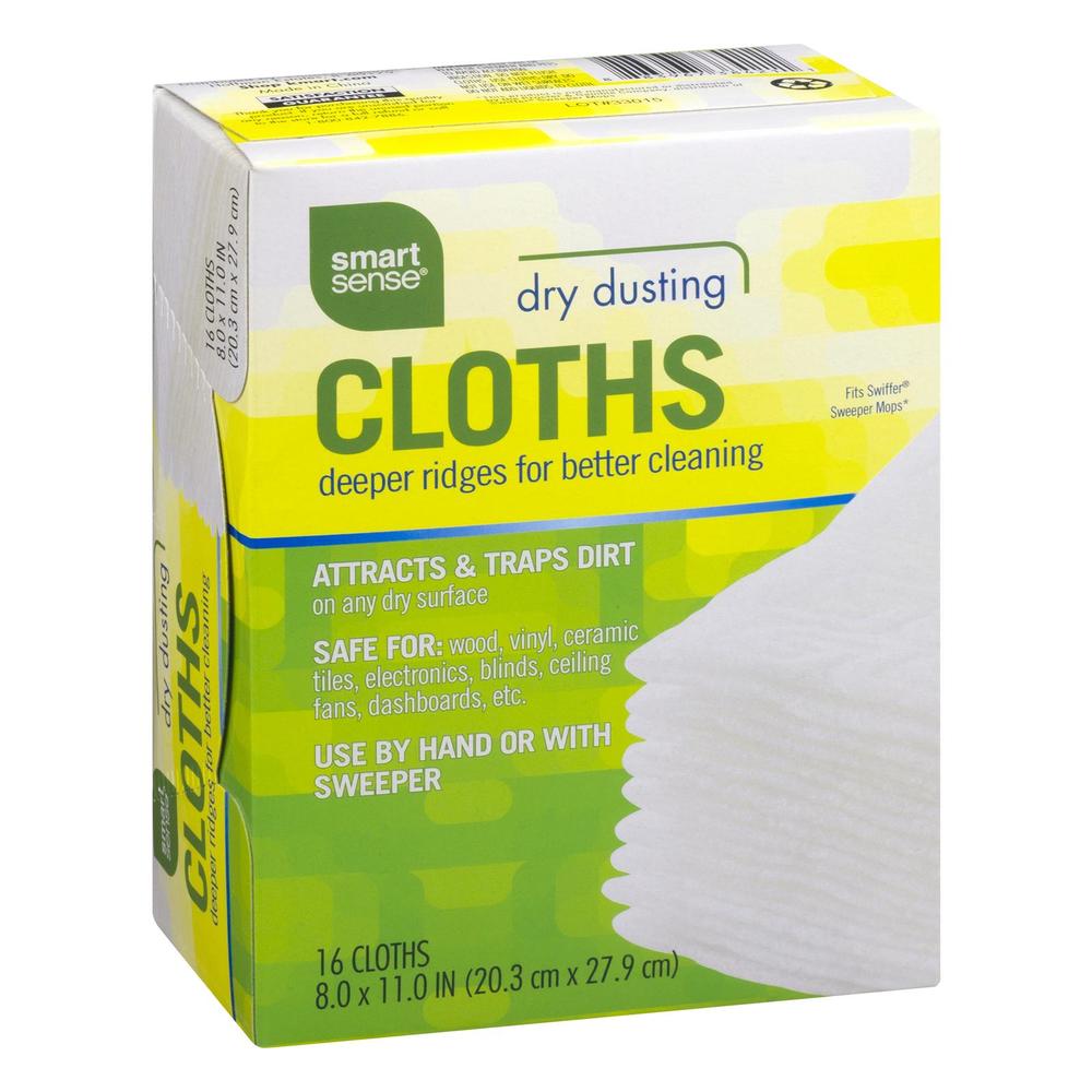 Smart Sense Dry Dusting Cloths - 16 CT