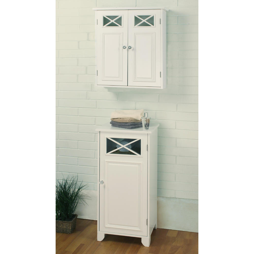 Elegant Home Dawson Wall Cabinet With Two Doors