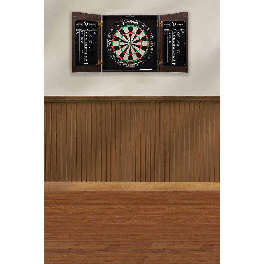 Viper Vault Dartboard with Shot King Sisal Dartboard
