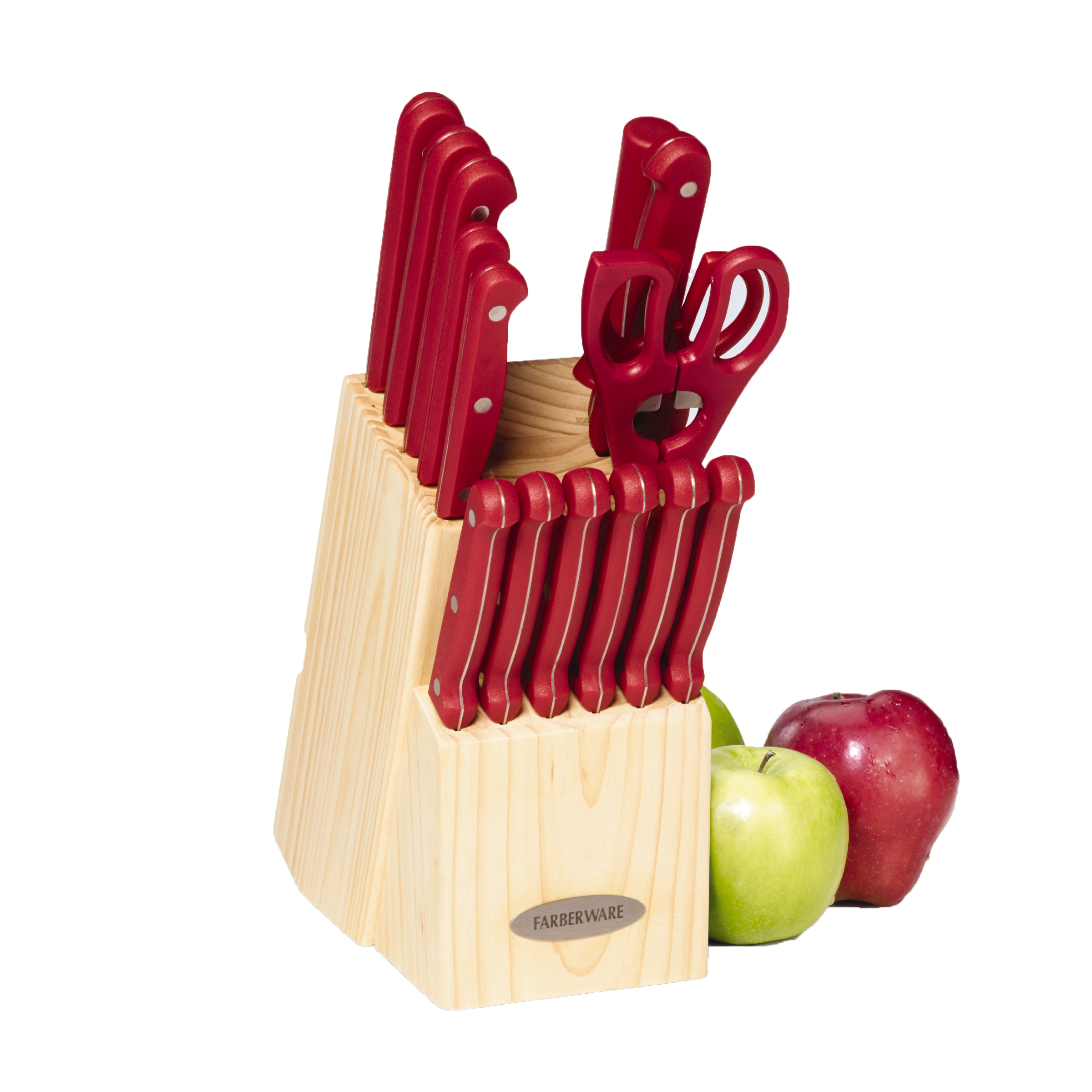 Faberware 17-pc. Red Cutlery Set Faberware 17-pc. Red Cutlery Set